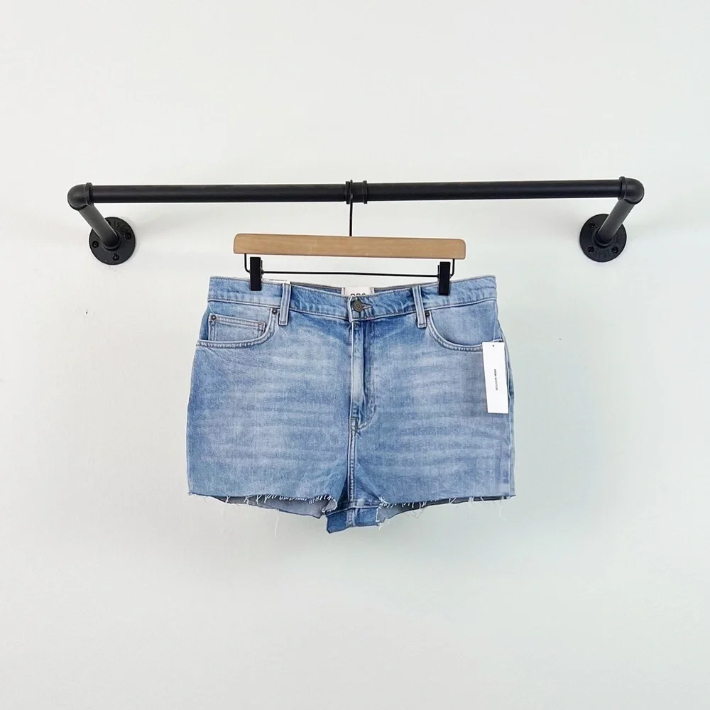NWT Urban Outfitters BDG High Waisted Girlfriend Shorts Light Wash
